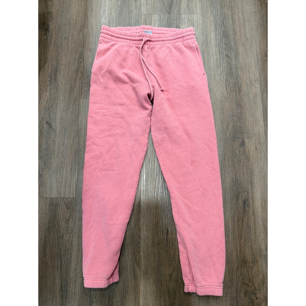 Tna‎ Aritzia Cozy Fleece Mega Sweatpants Pink High Waisted Joggers Womens Medium